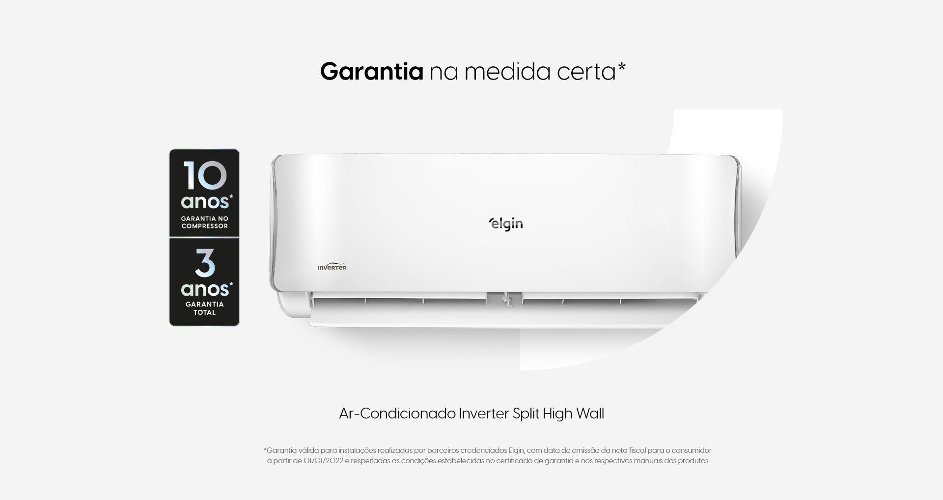 Ar-Condicionado Elgin Split High Wall Eco Inverter II WiFi 12000Btus R32 -  Novalar